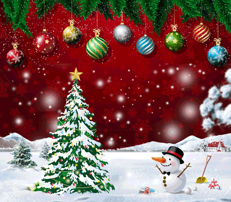 Christmas Party Banners - Christmas Banner 8X7 Feet