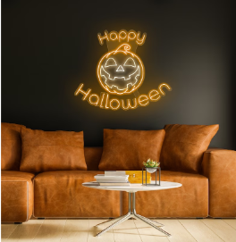 Neon Lights - Happy Halloween  Neon Light