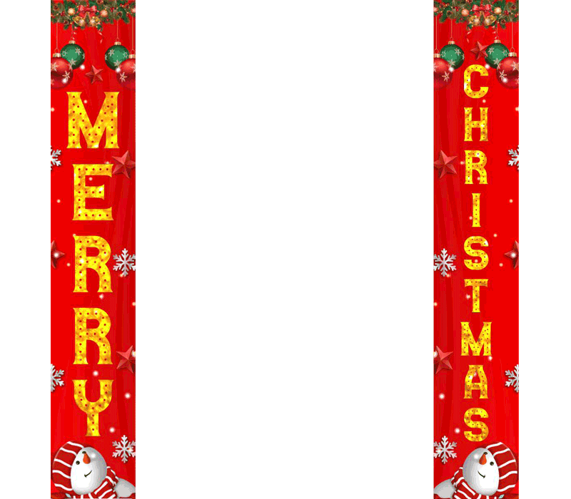 Christmas Party Banners - Christmas Banners 1X6 Feet each