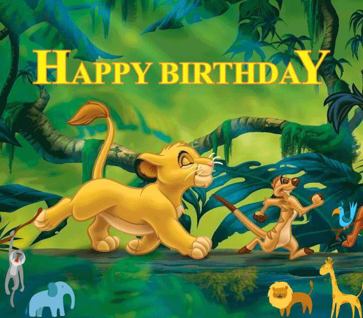 Simba Theme Birthday Banners - Simba Birthday Banner 8X7 Feet