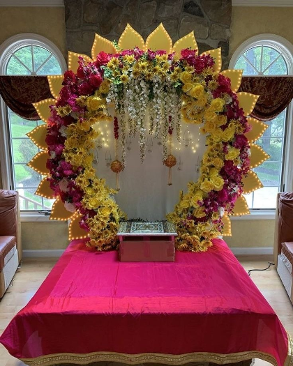 Festival Decoration - Lotus Grace Puja Decoration