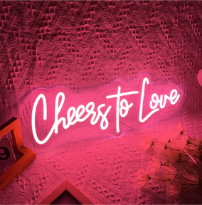 Neon Lights - Cheers To Love Neon Light