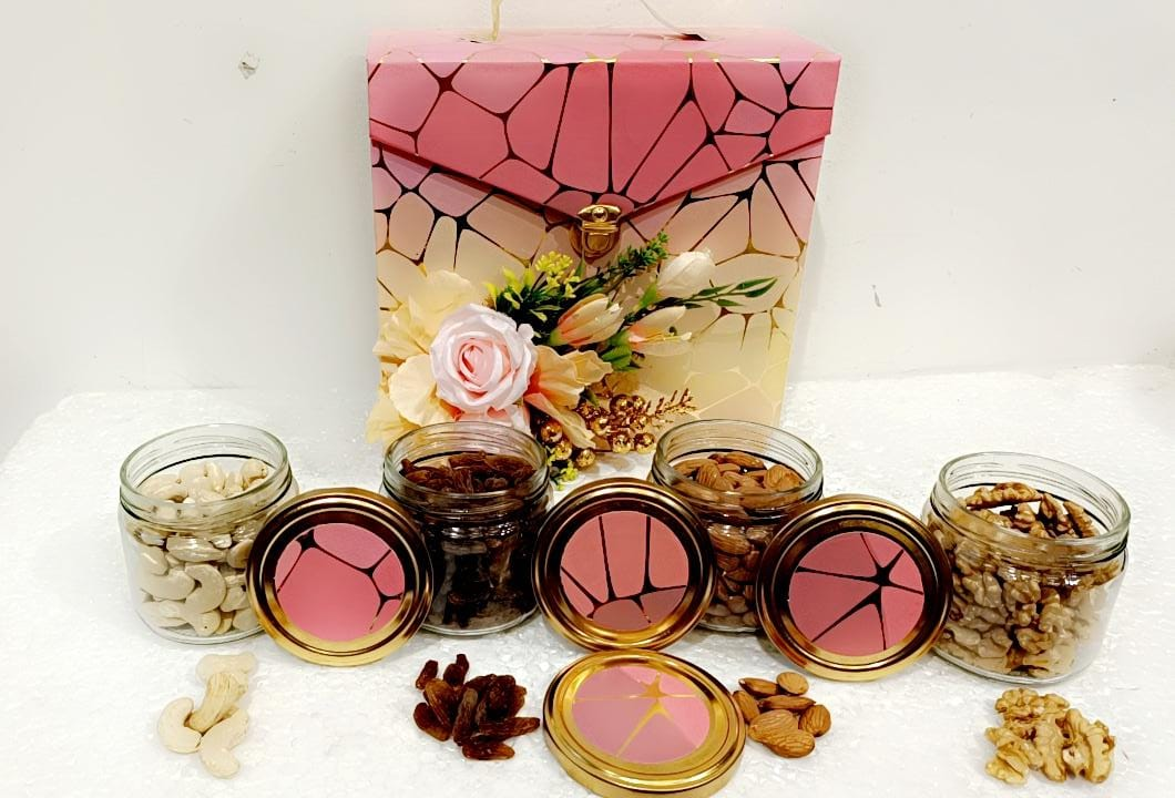 Festive Gift Hamper - Suitcase Dry Fruits Hamper (small)