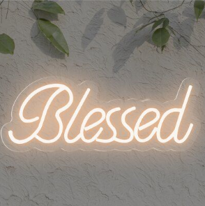 Neon Lights - Blessed Neon Sign LED Light