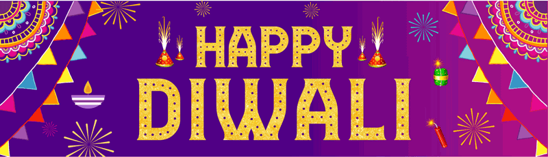 Diwali Banners - Diwali Banner 7X2 Feet