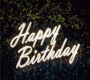 Neon Lights - Happy Birthday Neon Light