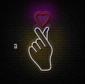 Neon Lights - Love in Air Neon Sign LED Light