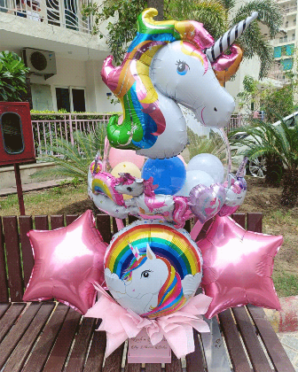 Kids Gift Hampers - Unicorn Balloon Hamper