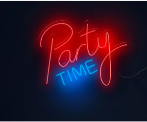 Neon Lights - Party Time Neon Sign LED Light