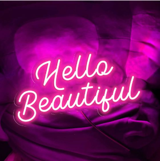 Neon Lights - Hello Beautiful Neon Light