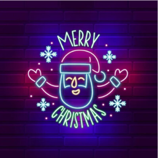 Neon Lights - Merry Christmas Neon Light