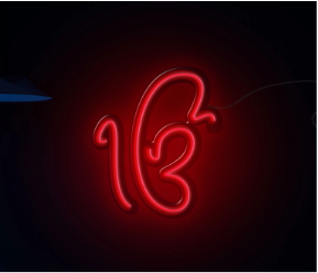 Neon Lights - Ek Onkar Holy Neon Sign LED Light